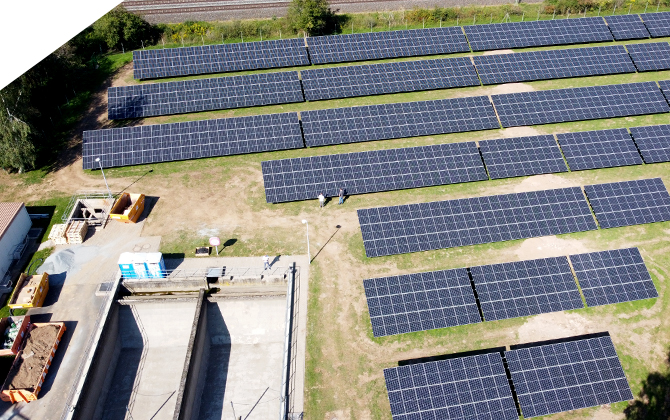 Freiland Montagesystem Sonne Solar Solarpark